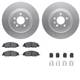 Purchase Top-Quality DYNAMIC FRICTION COMPANY - 4312-54113 - Front Disc Brake Kit pa1