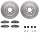 Purchase Top-Quality DYNAMIC FRICTION COMPANY - 4312-54113 - Front Disc Brake Kit pa2