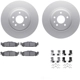 Purchase Top-Quality DYNAMIC FRICTION COMPANY - 4312-54116 - Front Disc Brake Kit pa1