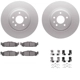 Purchase Top-Quality DYNAMIC FRICTION COMPANY - 4312-54116 - Front Disc Brake Kit pa2