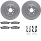 Purchase Top-Quality DYNAMIC FRICTION COMPANY - 4312-54117 - Front Disc Brake Kit pa1