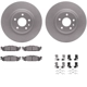 Purchase Top-Quality DYNAMIC FRICTION COMPANY - 4312-54117 - Front Disc Brake Kit pa3