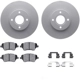 Purchase Top-Quality DYNAMIC FRICTION COMPANY - 4312-54135 - Front Disc Brake Kit pa1