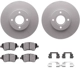 Purchase Top-Quality DYNAMIC FRICTION COMPANY - 4312-54135 - Front Disc Brake Kit pa4