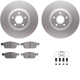 Purchase Top-Quality DYNAMIC FRICTION COMPANY - 4312-54138 - Front Disc Brake Kit pa5