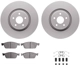 Purchase Top-Quality DYNAMIC FRICTION COMPANY - 4312-54139 - Front Disc Brake Kit pa5
