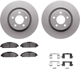 Purchase Top-Quality DYNAMIC FRICTION COMPANY - 4312-54143 - Front Disc Brake Kit pa5