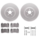 Purchase Top-Quality DYNAMIC FRICTION COMPANY - 4312-54148 - Front Disc Brake Kit pa3