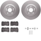 Purchase Top-Quality DYNAMIC FRICTION COMPANY - 4312-58006 - Front Disc Brake Kit pa2
