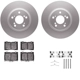 Purchase Top-Quality DYNAMIC FRICTION COMPANY - 4312-58008 - Front Disc Brake Kit pa5