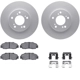 Purchase Top-Quality DYNAMIC FRICTION COMPANY - 4312-59011 - Front Disc Brake Kit pa1