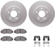 Purchase Top-Quality DYNAMIC FRICTION COMPANY - 4312-59011 - Front Disc Brake Kit pa3