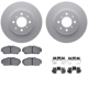 Purchase Top-Quality DYNAMIC FRICTION COMPANY - 4312-59028 - Front Disc Brake Kit pa1