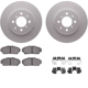 Purchase Top-Quality DYNAMIC FRICTION COMPANY - 4312-59028 - Front Disc Brake Kit pa3