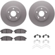 Purchase Top-Quality DYNAMIC FRICTION COMPANY - 4312-59029 - Front Disc Brake Kit pa4
