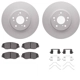 Purchase Top-Quality DYNAMIC FRICTION COMPANY - 4312-59039 - Front Disc Brake Kit pa5