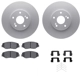 Purchase Top-Quality DYNAMIC FRICTION COMPANY - 4312-59040 - Front Disc Brake Kit pa1