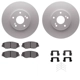 Purchase Top-Quality DYNAMIC FRICTION COMPANY - 4312-59040 - Front Disc Brake Kit pa3