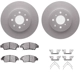 Purchase Top-Quality Front Disc Brake Kit by DYNAMIC FRICTION COMPANY - 4312-59051 pa1