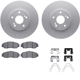 Purchase Top-Quality DYNAMIC FRICTION COMPANY - 4312-59053 - Front Disc Brake Kit pa1