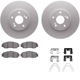 Purchase Top-Quality DYNAMIC FRICTION COMPANY - 4312-59053 - Front Disc Brake Kit pa2