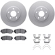 Purchase Top-Quality DYNAMIC FRICTION COMPANY - 4312-59056 - Front Disc Brake Kit pa1