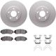 Purchase Top-Quality DYNAMIC FRICTION COMPANY - 4312-59056 - Front Disc Brake Kit pa3