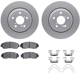 Purchase Top-Quality DYNAMIC FRICTION COMPANY - 4312-59057 - Front Disc Brake Kit pa1