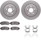Purchase Top-Quality DYNAMIC FRICTION COMPANY - 4312-59057 - Front Disc Brake Kit pa4