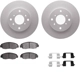 Purchase Top-Quality DYNAMIC FRICTION COMPANY - 4312-59058 - Front Disc Brake Kit pa3