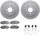 Purchase Top-Quality DYNAMIC FRICTION COMPANY - 4312-59059 - Front Disc Brake Kit pa1