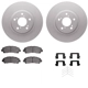 Purchase Top-Quality DYNAMIC FRICTION COMPANY - 4312-59063 - Front Disc Brake Kit pa6
