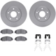 Purchase Top-Quality DYNAMIC FRICTION COMPANY - 4312-59064 - Front Disc Brake Kit pa1
