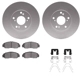 Purchase Top-Quality DYNAMIC FRICTION COMPANY - 4312-59065 - Front Disc Brake Kit pa4