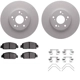 Purchase Top-Quality DYNAMIC FRICTION COMPANY - 4312-59066 - Front Disc Brake Kit pa3