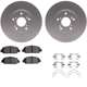 Purchase Top-Quality DYNAMIC FRICTION COMPANY - 4312-59067 - Front Disc Brake Kit pa5