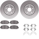 Purchase Top-Quality DYNAMIC FRICTION COMPANY - 4312-59068 - Front Disc Brake Kit pa5