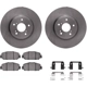 Purchase Top-Quality DYNAMIC FRICTION COMPANY - 4312-59080 - Front Disc Brake Kit pa4
