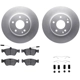 Purchase Top-Quality DYNAMIC FRICTION COMPANY - 4312-63024 - Front Disc Brake Kit pa1