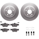 Purchase Top-Quality DYNAMIC FRICTION COMPANY - 4312-63024 - Front Disc Brake Kit pa5