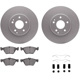 Purchase Top-Quality DYNAMIC FRICTION COMPANY - 4312-63025 - Front Disc Brake Kit pa5