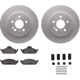 Purchase Top-Quality DYNAMIC FRICTION COMPANY - 4312-63026 - Brake Kit pa4