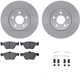 Purchase Top-Quality DYNAMIC FRICTION COMPANY - 4312-63037 - Front Disc Brake Kit pa1