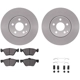 Purchase Top-Quality DYNAMIC FRICTION COMPANY - 4312-63037 - Front Disc Brake Kit pa5