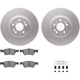 Purchase Top-Quality DYNAMIC FRICTION COMPANY - 4312-63061 - Front Disc Brake Kit pa5