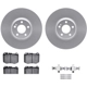 Purchase Top-Quality DYNAMIC FRICTION COMPANY - 4312-63081 - Front Disc Brake Kit pa1