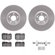 Purchase Top-Quality DYNAMIC FRICTION COMPANY - 4312-63081 - Front Disc Brake Kit pa2