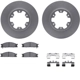 Purchase Top-Quality DYNAMIC FRICTION COMPANY - 4312-67005 - Front Disc Brake Kit pa1