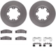 Purchase Top-Quality DYNAMIC FRICTION COMPANY - 4312-67005 - Front Disc Brake Kit pa4