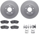 Purchase Top-Quality DYNAMIC FRICTION COMPANY - 4312-67012 - Front Disc Brake Kit pa1